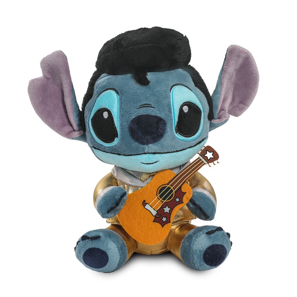 Disney Stitch - Gold Suit Elvis Plush. NWT